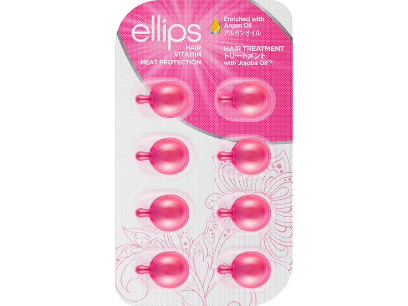 VITAMINA CAPILAR Aceite de Argán Rosa TRATAMIENTO ELLIPS