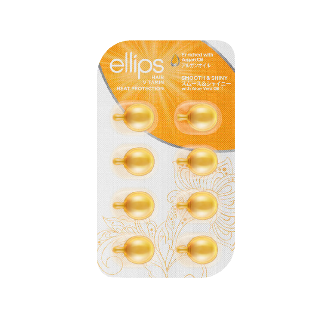 VITAMINA CAPILAR Aceite de Argán Amarilla SUAVIDAD y BRILLO ELLIPS