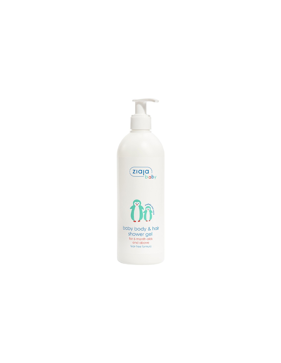 ZIAJA BABY Gel de ducha y champú corporal y capilar para bebé
