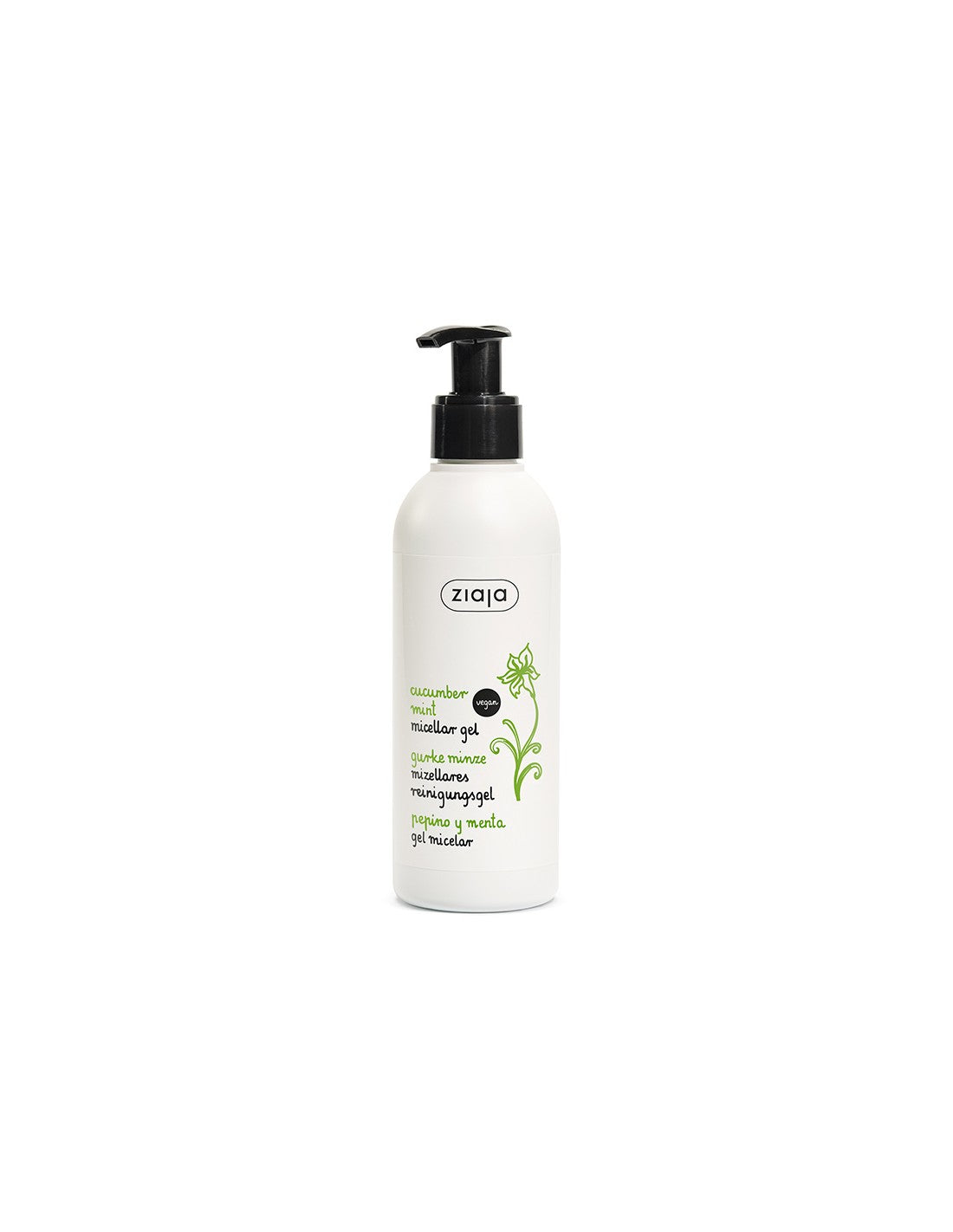 ZIAJA PEPINO Y MENTA Gel limpiador micelar para piel mixta o grasa