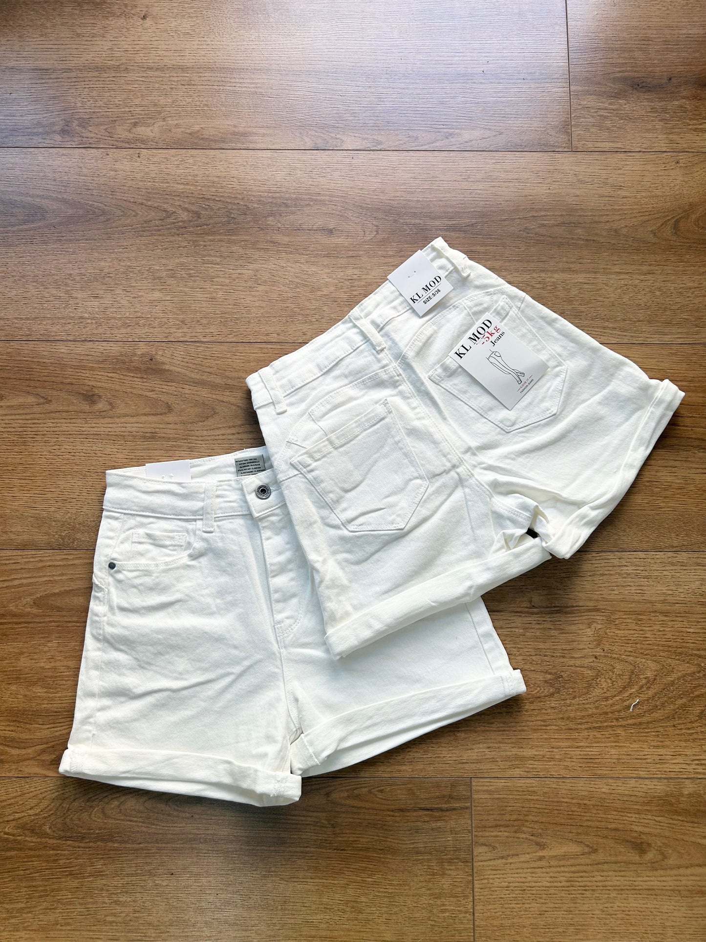 Pantalon Short Blanco