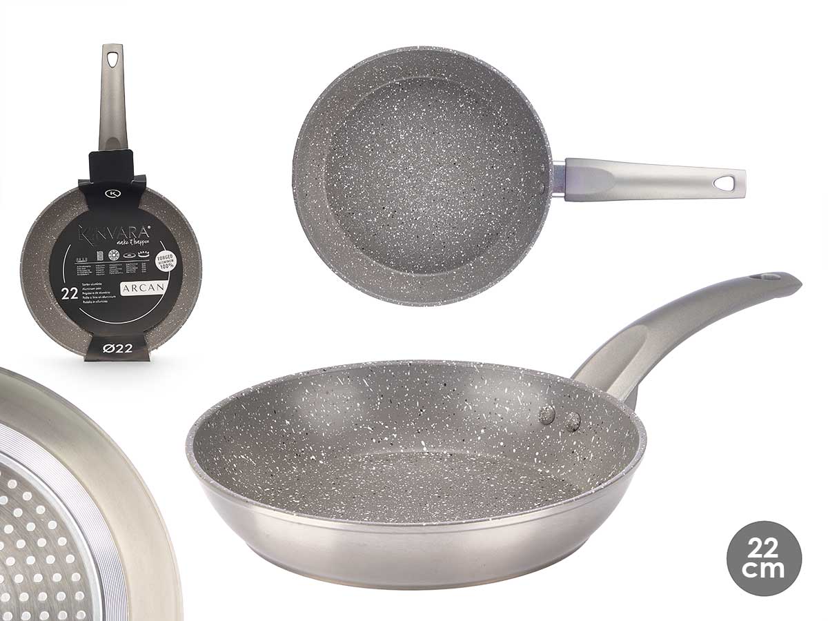 Sarten induccion antiadherente alumi forjado 22cm