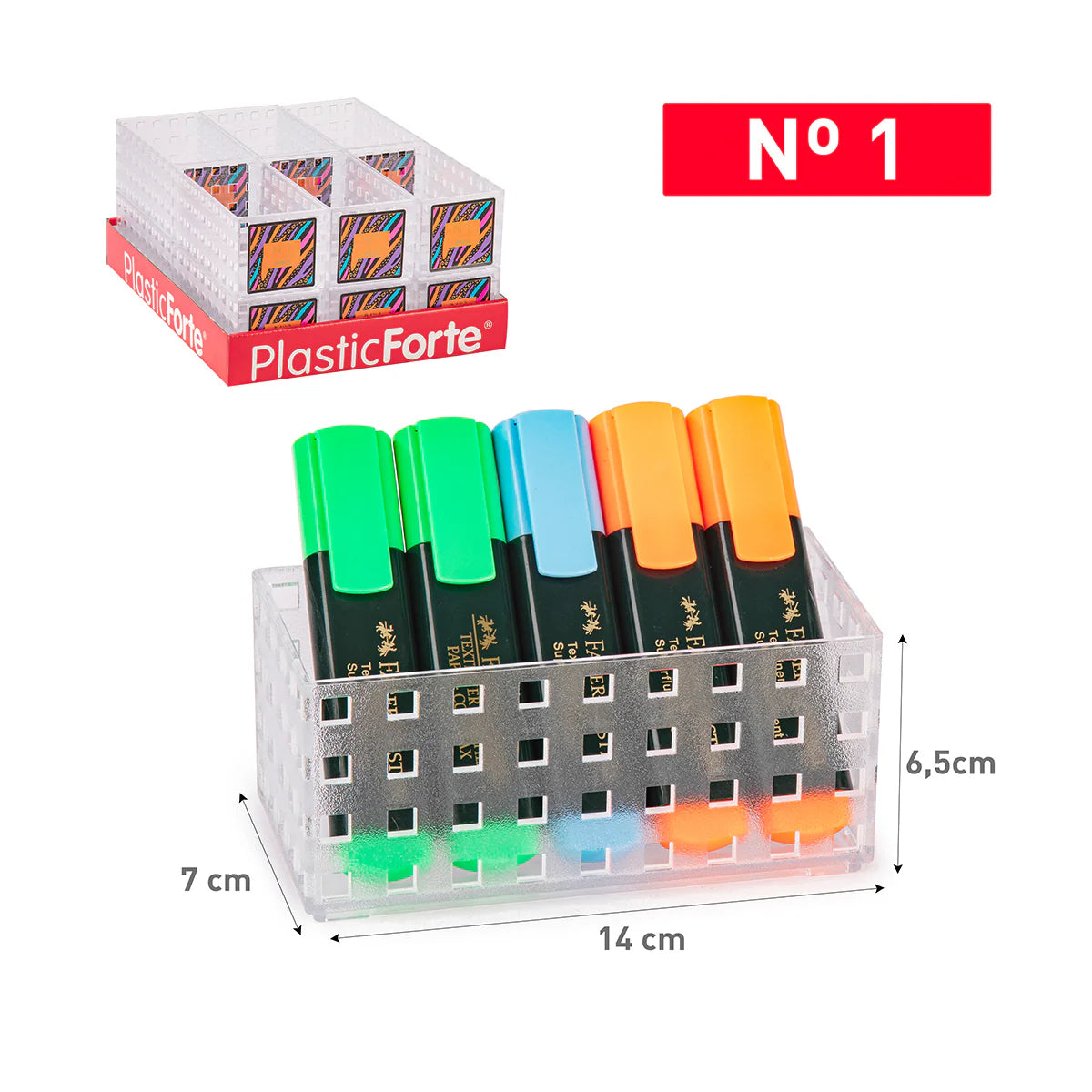 Plastic Forte - Bandeja Organizadora Modular Multiusos N1