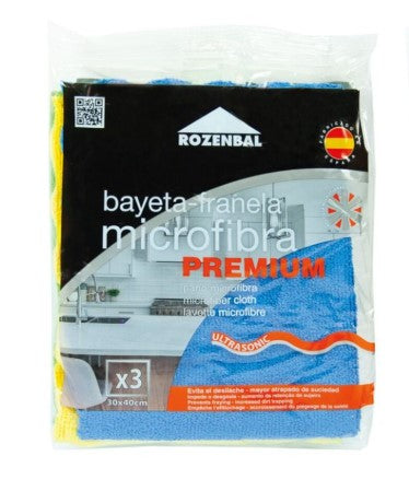 Bayeta microfibra Premium x3