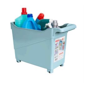 Cesta organizadora con ruedas. Ideal bajo fregadero