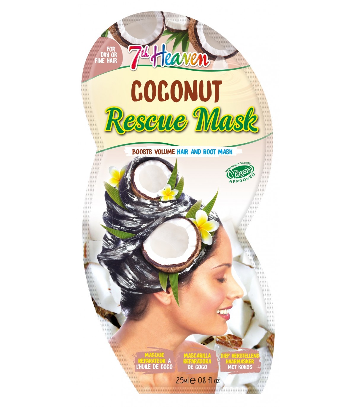 Mascarilla capilar reparadora de coco