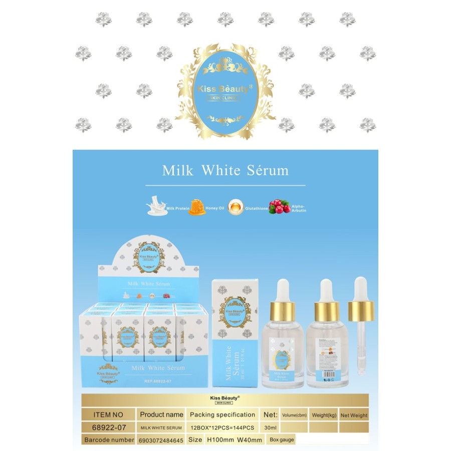 Sérum facial Milk White 30ml Kiss Beauty