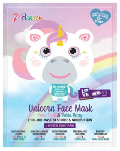Mascarilla facial de tela Fantasía