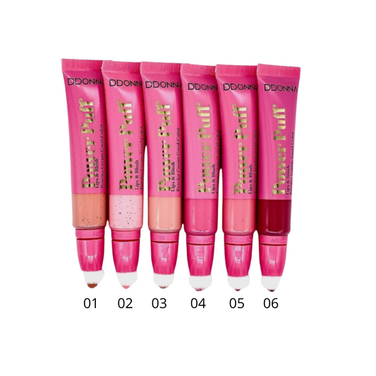 Lips & Cheeks Power Puff