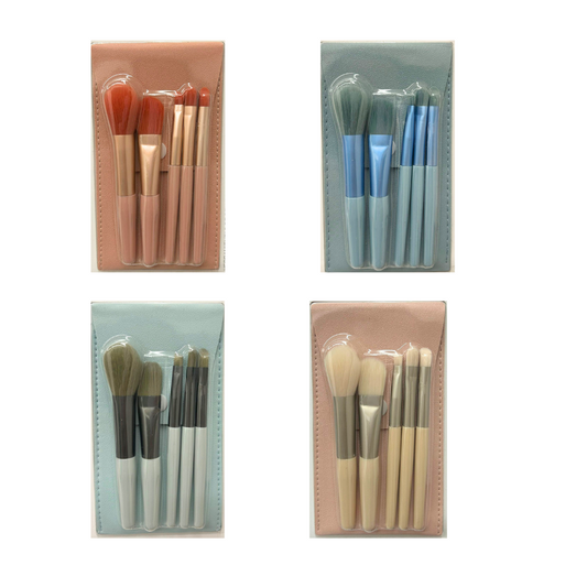 Set de 5 brochas con estuche
