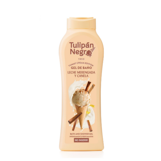 Tulipan Negro Gel de baño Leche Merengada y Canela