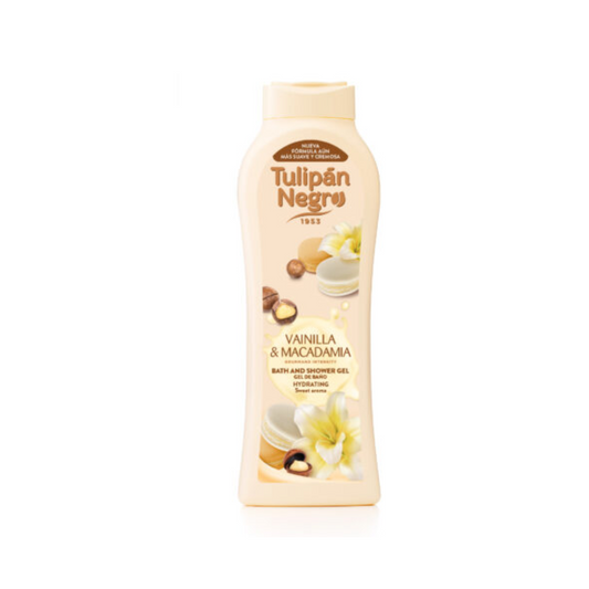 Tulipan Negro Gel de baño Vainilla & Macadamia