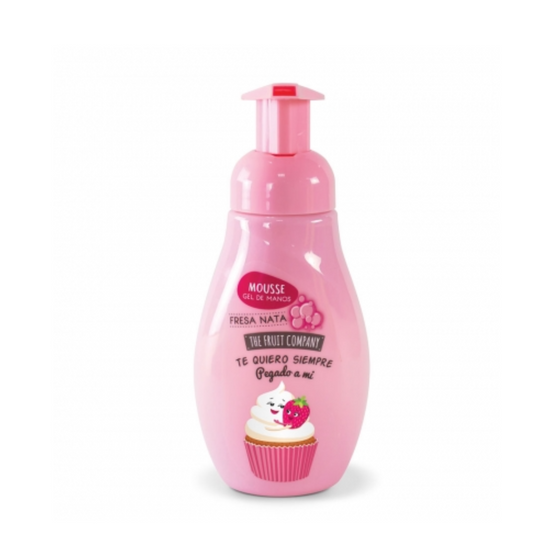 Mousse Gel de manos Fresa y nata