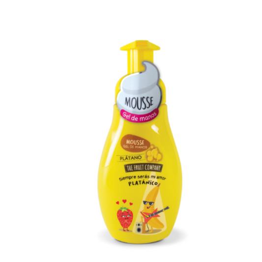 Mousse Gel de manos Plátano