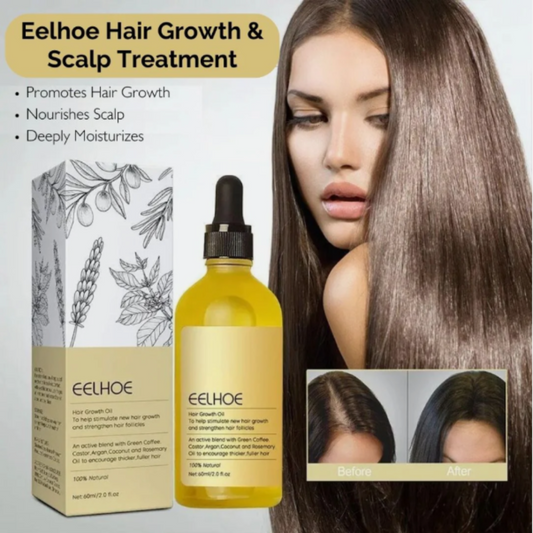 Aceite esencial capilar fortalecedor & Crecimiento 60ml- Eelhoe