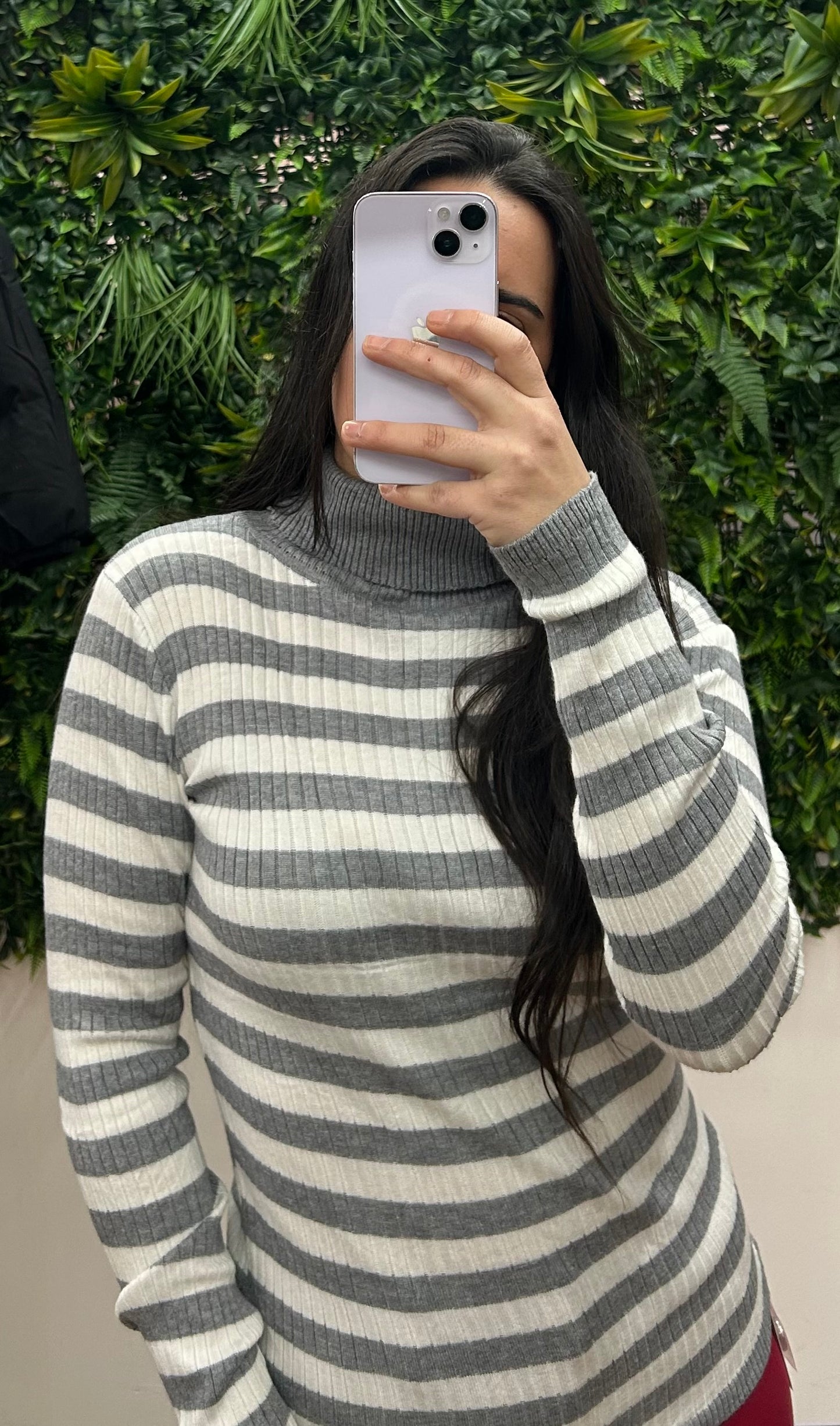 Jersei rallado cuello