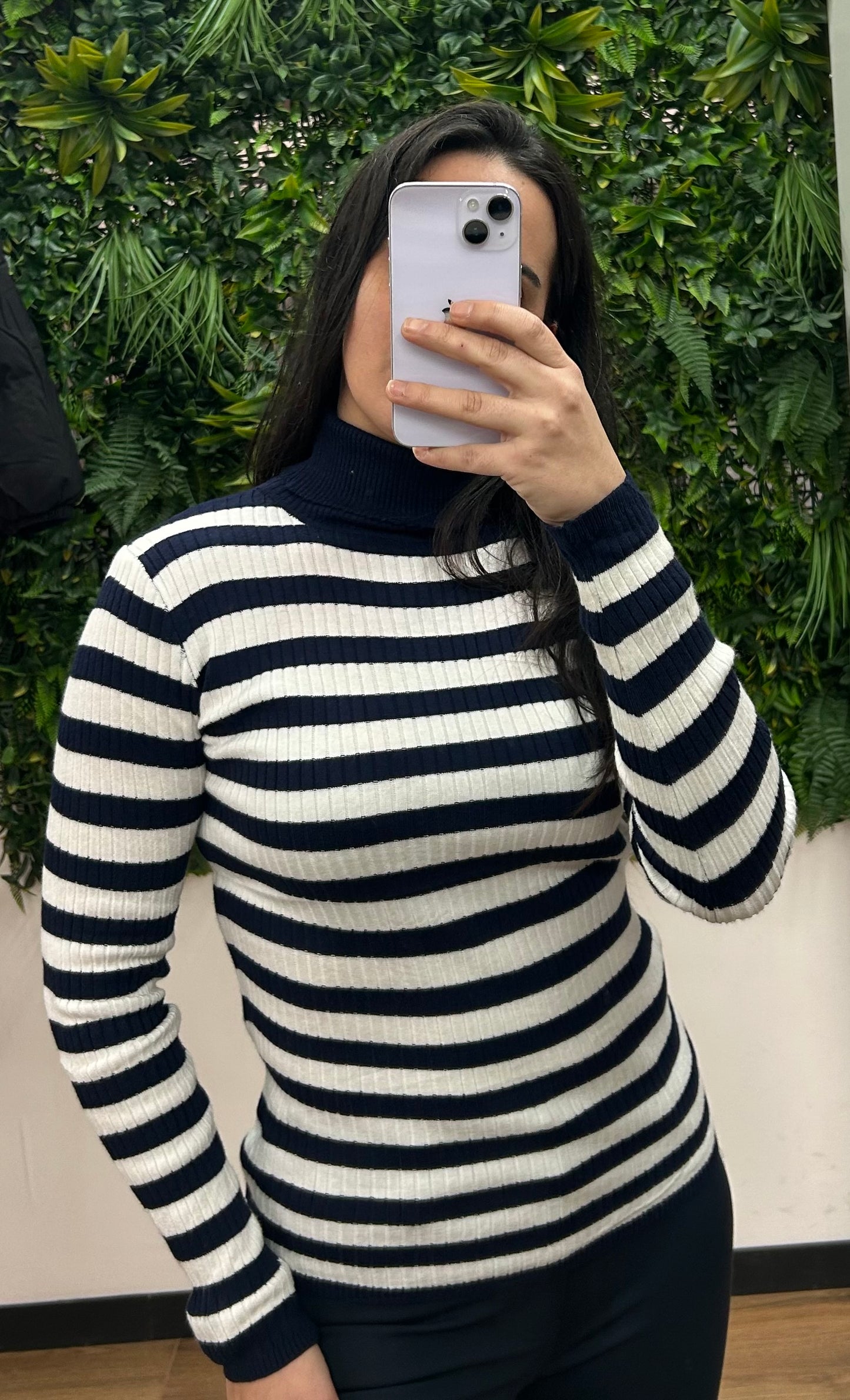 Jersei rallado cuello