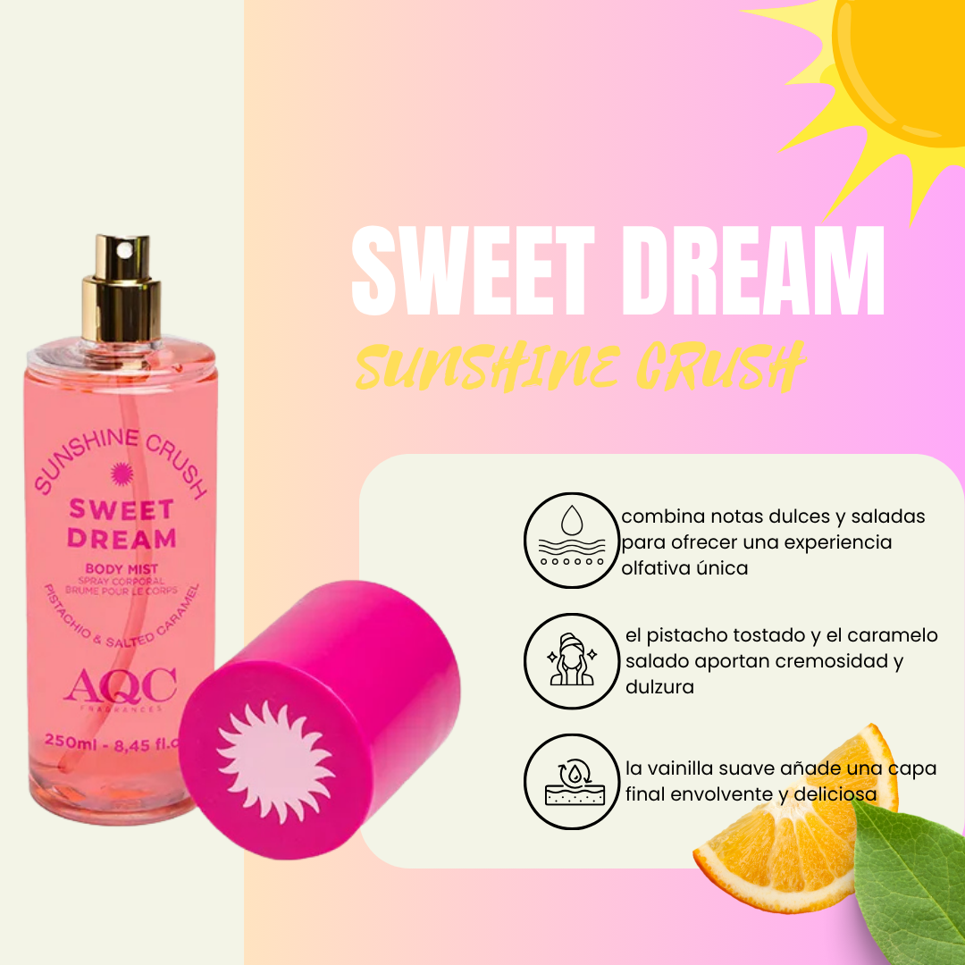 Bruma Corporal Sunshine Crush – Dulzura y Frescura para Cuerpo y Cabello