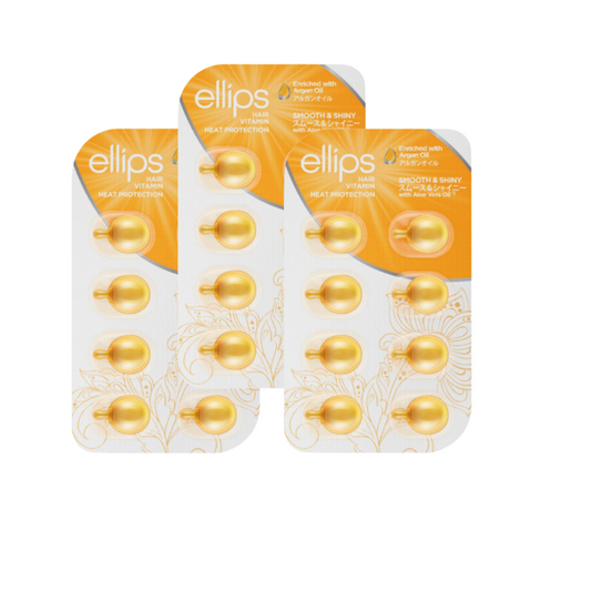 VITAMINA CAPILAR Aceite de Argán Amarilla  SUAVIDAD y BRILLO ELLIPS