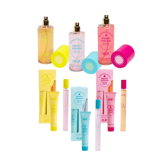 COMBI Bruma + perfume + body milk AQC