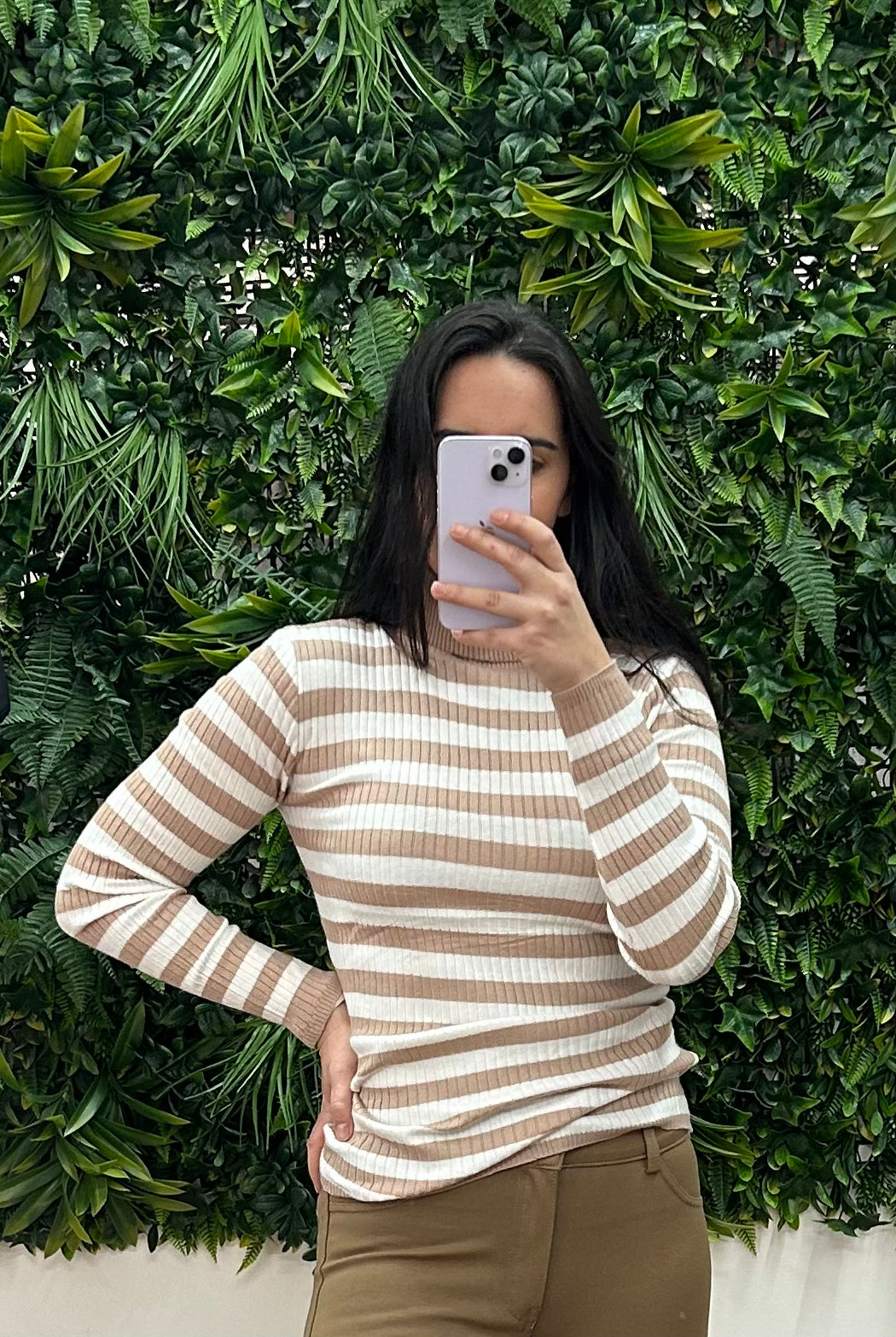 Jersei rallado cuello