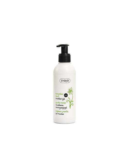ZIAJA PEPINO Y MENTA Gel limpiador micelar para piel mixta o grasa