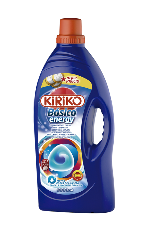 Detergente Liquido Basico Energy 3000 ml.(42dosis)