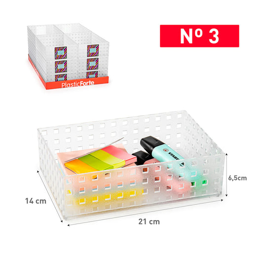 Plastic Forte - Bandeja Organizadora Modular Multiusos N3