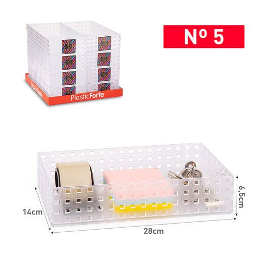 Plastic Forte - Bandeja Organizadora Modular Multiusos N5