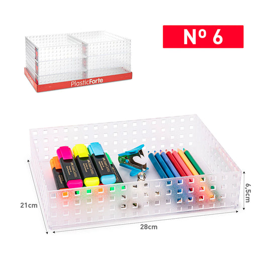 Plastic Forte - Bandeja Organizadora Modular Multiusos N6