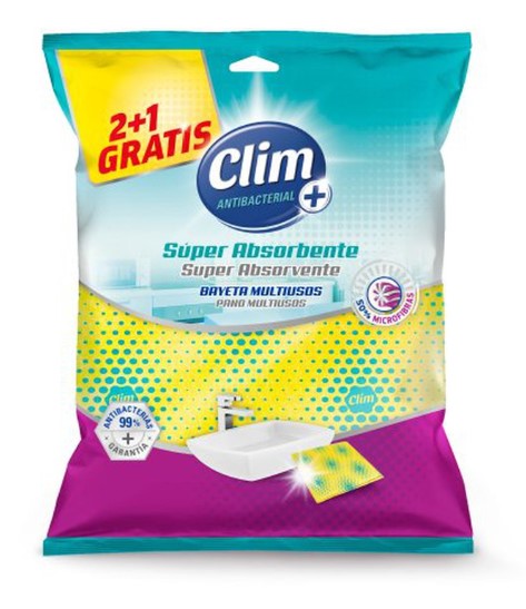 Bayeta antibacterial Clim 2+1