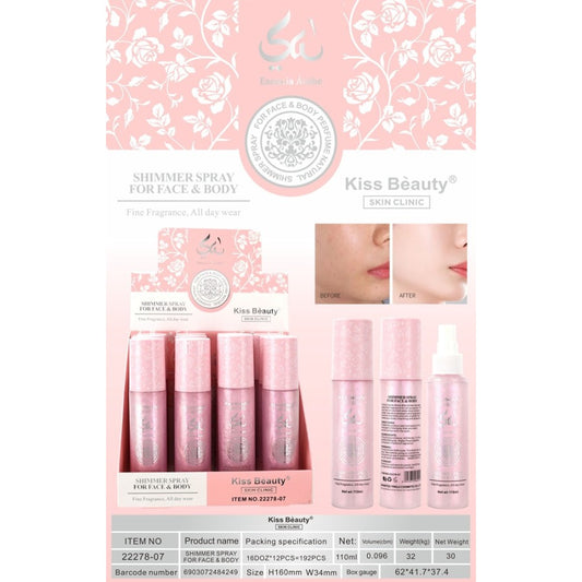 Bruma facial y corporal Esencia Arabe Yara Kiss Beauty