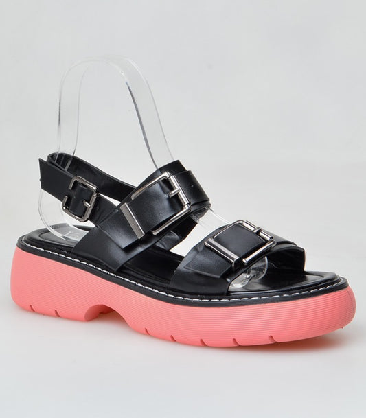 Sandalia TOP negra