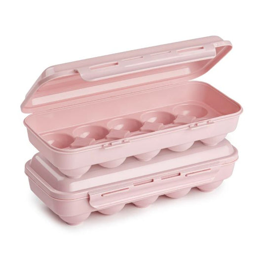 Plastic Forte - Huevera Chick para Despensa y Nevera para 10 Huevos.